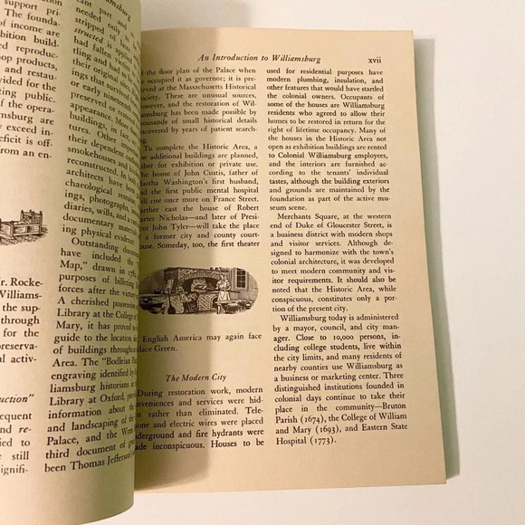 Vintage 1976 Colonial Williamsburg Official Guidebook and Map - Picture 10 of 16